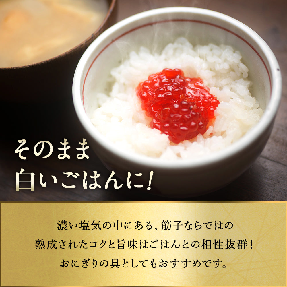 鮭筋子 500g 塩漬け 北海道 知床・羅臼産 熟成されたコクや旨味！ すじこ スジコ 筋子 塩筋子 鮭卵 魚卵 おにぎり ご飯のお供 天然 国産 お取り寄せ ギフト 送料無料