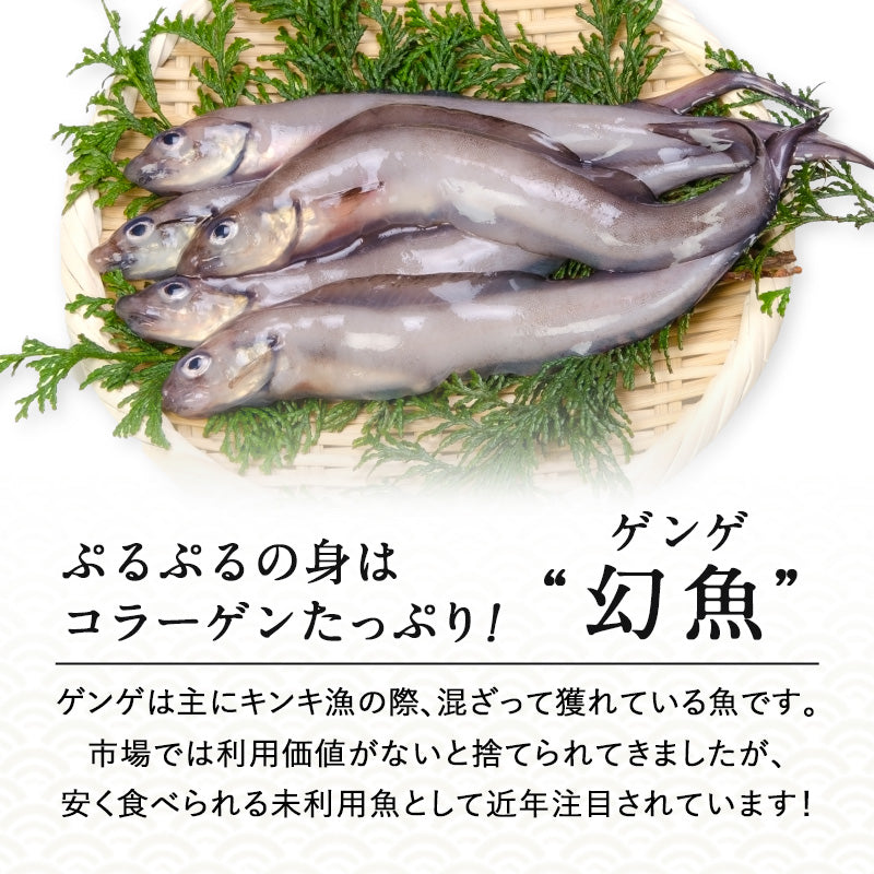 ゲンゲ フライ 北海道 知床・羅臼産 5枚 凍ったまま揚げるだけでOK！ げんげ 幻魚 白身魚 魚 フライ おかず 惣菜 おつまみ 海産物 未利用魚 食品 ロス フードロス