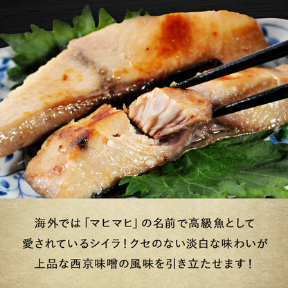 北海道 知床・羅臼産 シイラ西京漬け 16切 （2切×8パック） しいら マヒマヒ 魚 天然魚 おかず おつまみ 惣菜 お取り寄せ グルメ ギフト プレゼント 内祝い 国産 冷凍