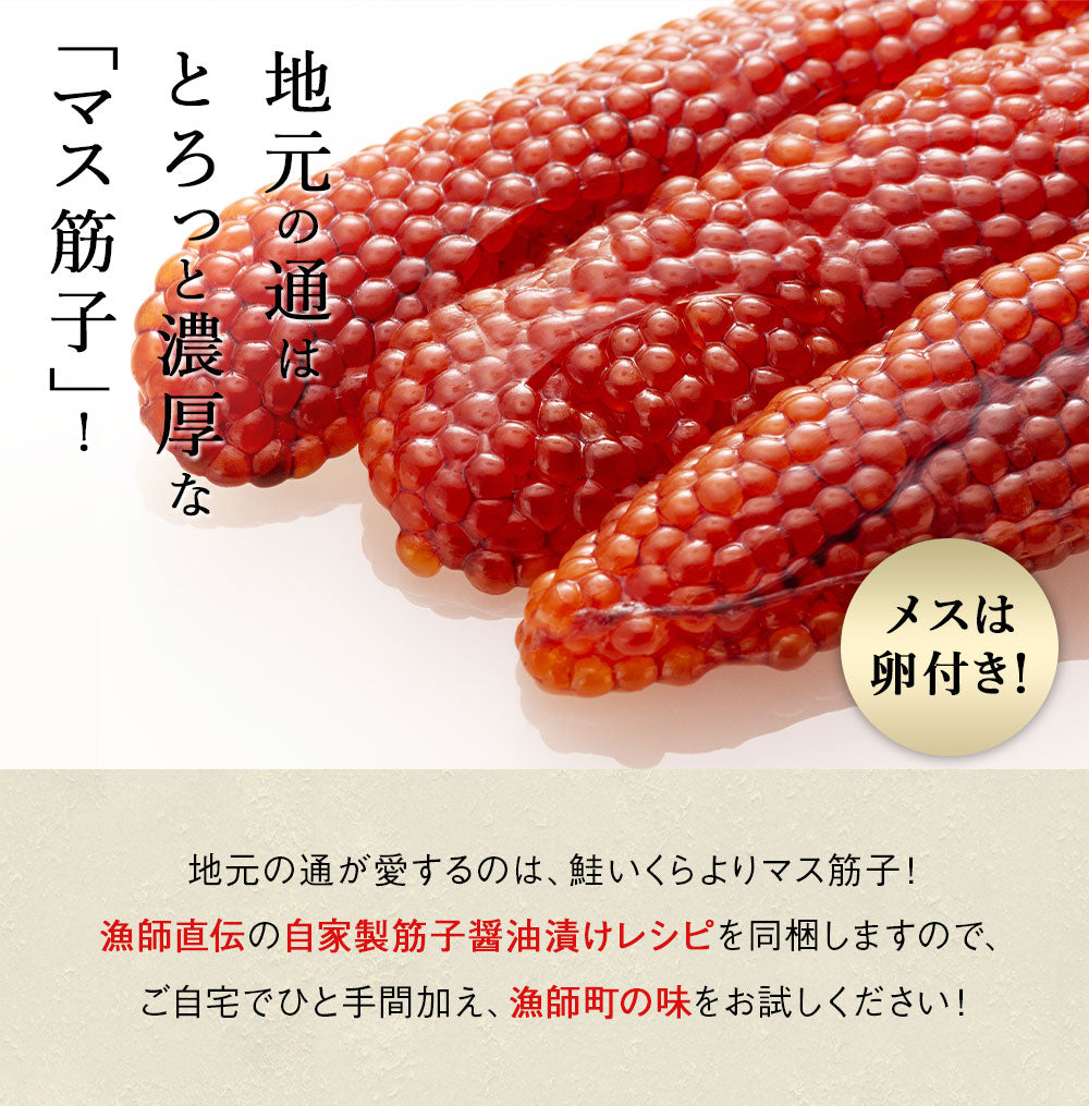 マス鮮魚 北海道 知床・羅臼産 オス2kg前後／メス卵付き1.5kg前後(メスの場合4,980円) とれたてを新鮮なうちに発送！ ます 鱒 鮮魚 産直 直送 冷蔵 チルド【同梱・着日指定不可】【水揚げ次第発送】