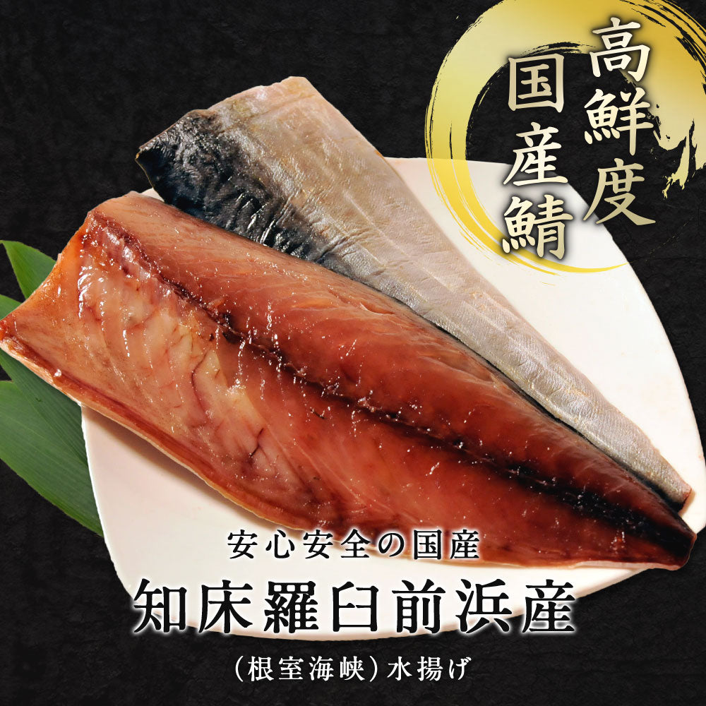 サバ半身一夜干し 12枚前後 北海道 知床・羅臼産  総重量1.3kg前後 鯖 さば 干物 国産 天然 真空パック 焼魚 おかず