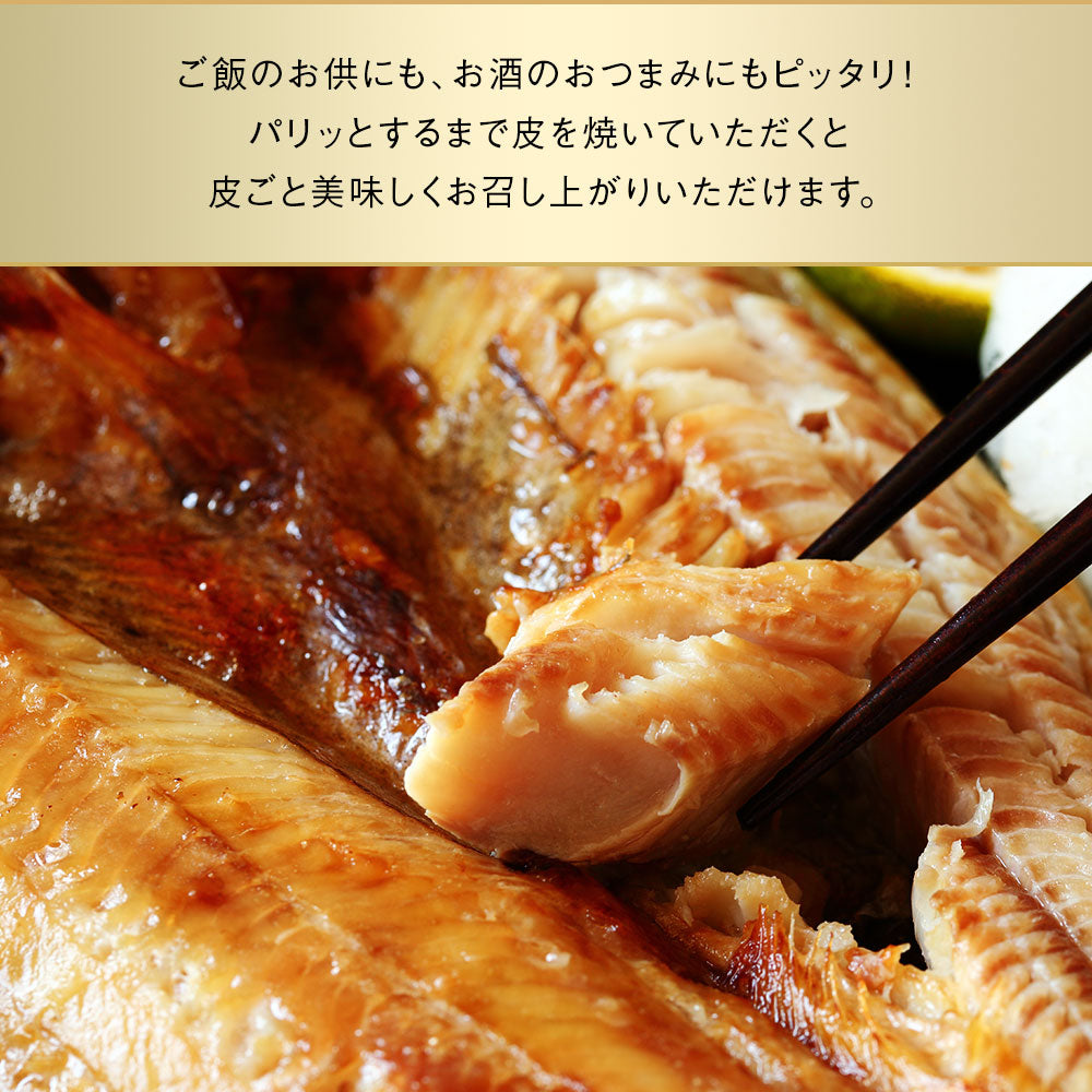 真ホッケ 一夜干し 北海道 知床羅臼産 350g以上 3枚入 上品な脂がたっぷり乗った真ホッケ！ ほっけ まほっけ ホッケ マホッケ 羅臼ホッケ 干物 乾物 開き 手造り お取り寄せ グルメ 特大