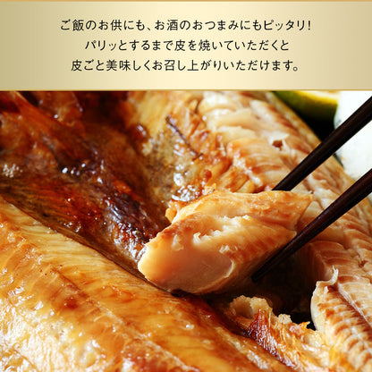 真ホッケ 一夜干し 北海道 知床羅臼産 350g以上 3枚入 上品な脂がたっぷり乗った真ホッケ！ ほっけ まほっけ ホッケ マホッケ 羅臼ホッケ 干物 乾物 開き 手造り お取り寄せ グルメ 特大